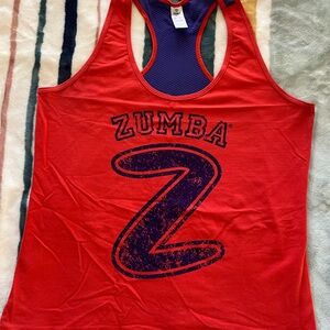 Zumba Fitness Red/Purple Loose Tank